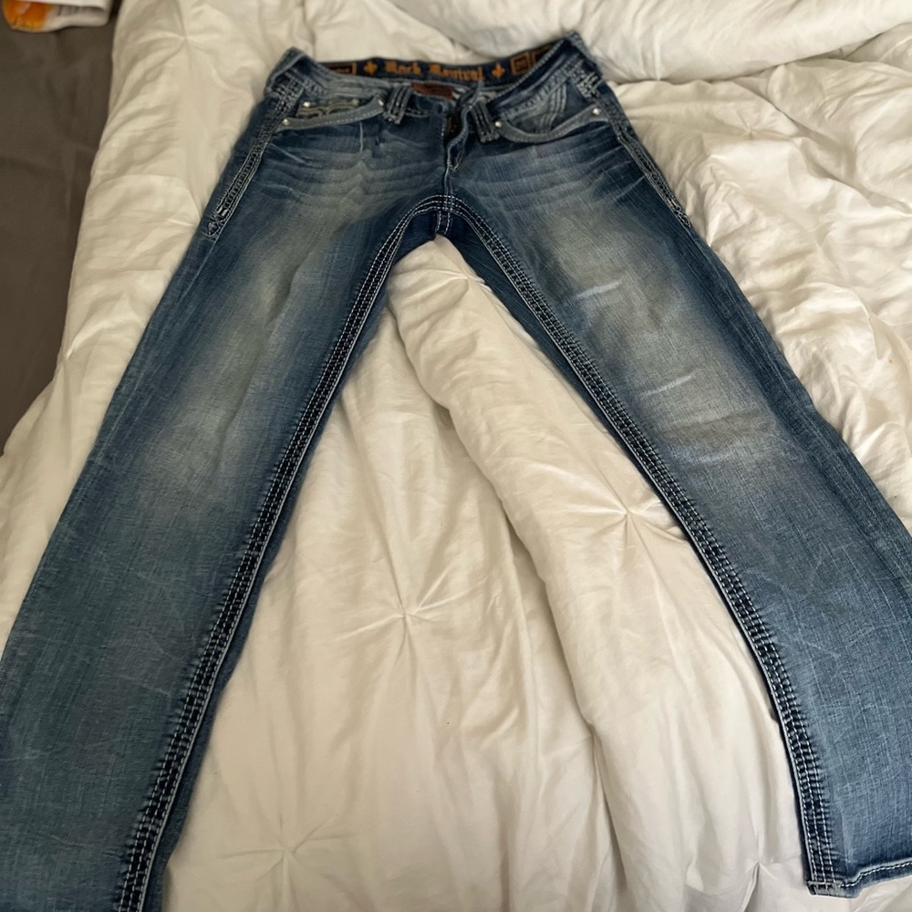 Size 29 skinny Rocks worn twice.